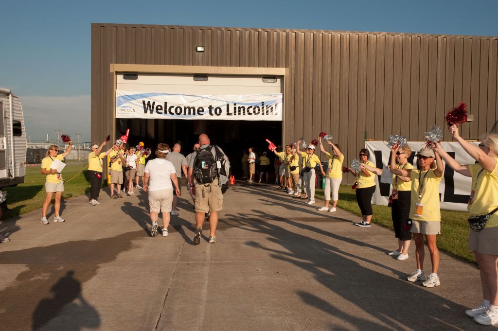 CSOA — - Cessna Special Olympics Airlift 2010 - http://flightaware.com/airlift/ - Airlift and Athletes arriving in Lincoln, Nebrasks on July 17, 2010.  Photos Courtesy Cessna Aircraft Company
