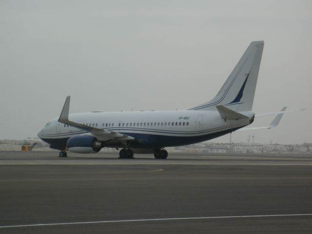 Boeing 737-700 (VP-BBJ) - Sand storm in Egypt's Sharm el-Sheikh International Airport on Dec 23, 2010.