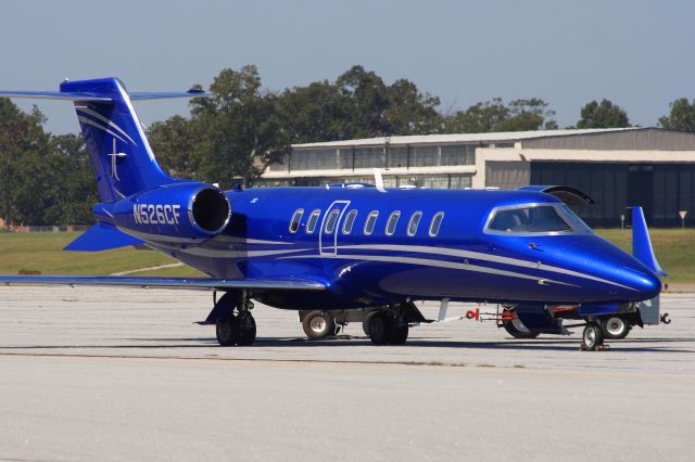 Learjet 45 (N526CF) - Gotta be the BLUE-EST Lear Ive ever seen.