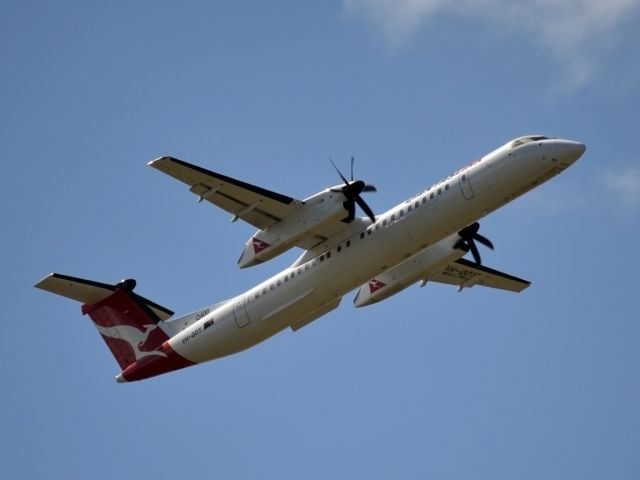 VH-QOY — - Departing from runway 23 and heading for Port Lincoln.