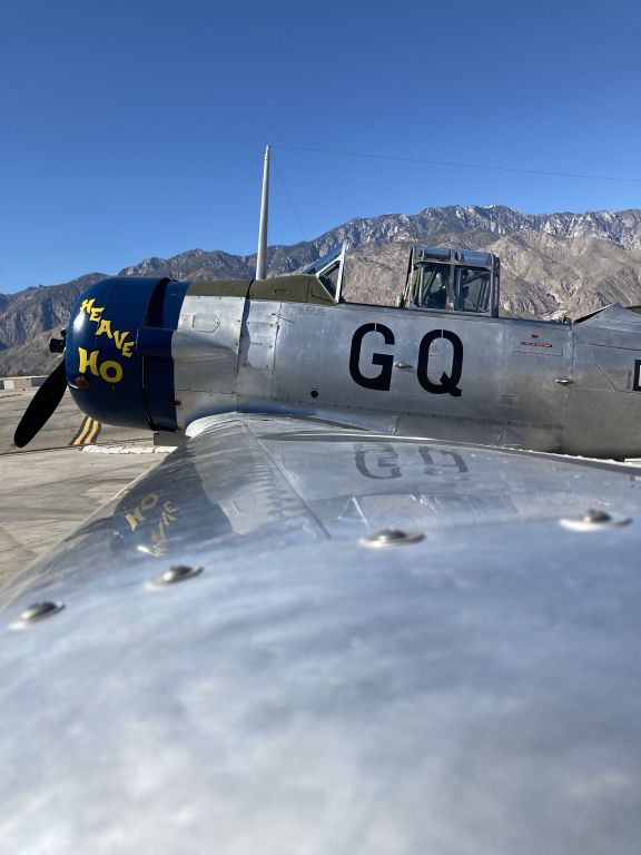 North American T-6 Texan (N4086T) - Ready to go for a regular weekend flight with pilot Daniel from Palm Springs Air Museum! “Clear ?”