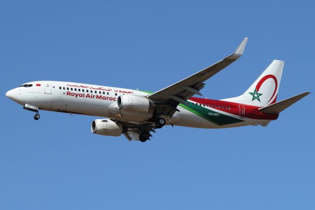 Boeing 737-800 (CN-ROT) - 24/08/2022:  Flight from Casablanca (CMN), Morocco, upon landing on runway 12.