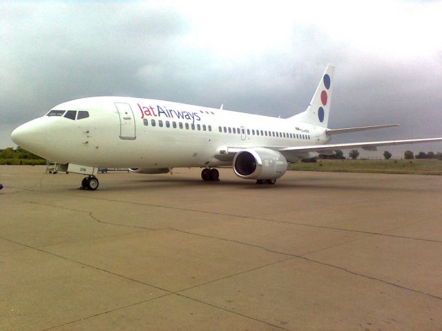 Boeing 737-700 (YU-AON) - In front of JAT tehnik after C-check. 