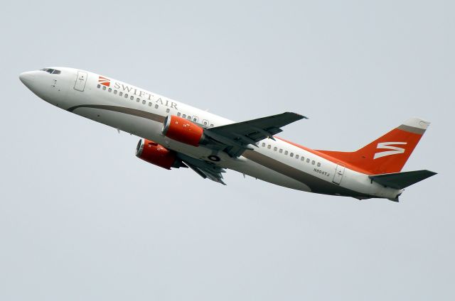 BOEING 737-400 (N804TJ) - Swift Air 4104 departing for Columbus, OH