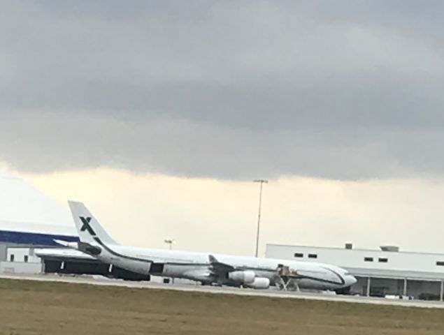 Airbus A340-300 (9H-BIG) - A340-300 parked at RFD’s new cargo terminal! This aircraft had a go around earlier this morning. 12/15/21