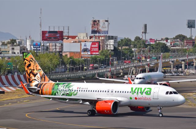 Airbus A320 (XA-VIE) - Airbus A320-271N XA-VIE MSN 8175 of VivaAeroBus with "TECATE PAL NORTE 2019" livery at Mexico City International Airport AICM (04/2019).