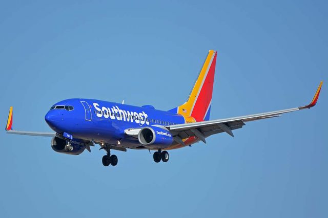 Boeing 737-700 (N7820L) - Southwest Boeing 737-79P N7820L at Phoenix Sky Harbor on February 6, 2018.