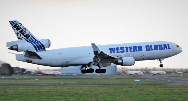 Boeing MD-11 (N412SN) - western global md-11f n412sn landing at shannon 3/2/20.