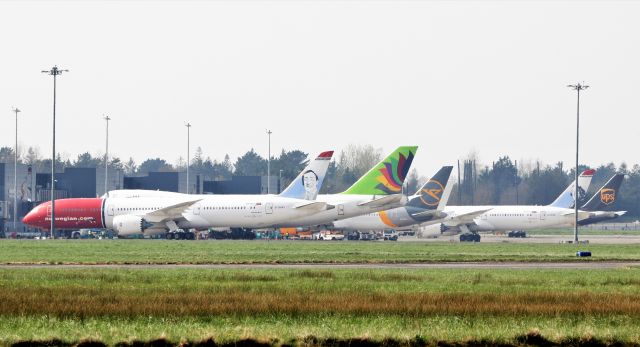 Boeing 747-400 (TC-ACR) - full house at shannon today 1/4/21.