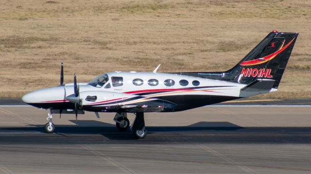 Cessna Conquest 1 (N101HL) - Taking off from Love Field December 22, 2018.