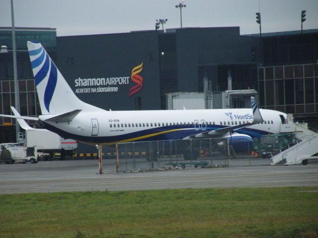 Boeing 737-800 (VQ-BPM) - VQ-BPM BOEING 737-8AS WL EX EI-DCS OF RYANAIR IT ARRIVED SHANNON 06 DEC 2011 AND DEP SHANNON 21/12/2011