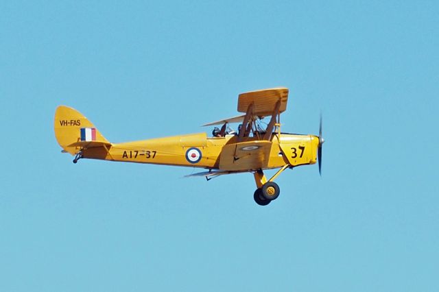 OGMA Tiger Moth (VH-FAS) - De Havilland DH-82A Tiger Moth VH-FAS RAAF A17-37 YPJT 11/02/18.