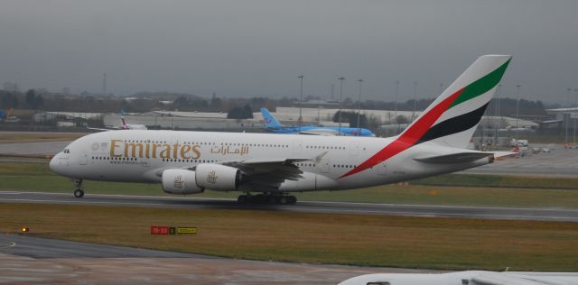 Airbus A380-800 (A6-EUQ) - From Freeport Carpark