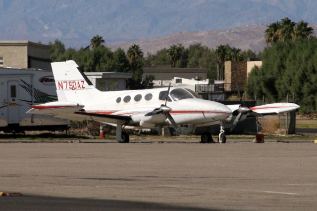 Cessna 421 (N790AZ) - This aircraft was exported to Mexico in May-01 but appears to remain languishing at KUDD on 29-Oct-09.