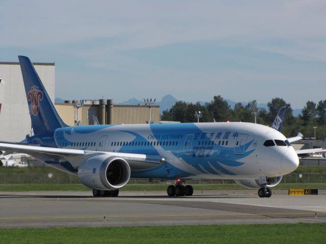 Boeing 787-8 (B-2726) - Brand new China Southern Dreamliner on its test flight at Boeing Everett WA USAbr /Watch some liveries herebr /a rel=nofollow href=http://www.youtube.com/user/OwnsGermanyhttp://www.youtube.com/user/OwnsGermany/a