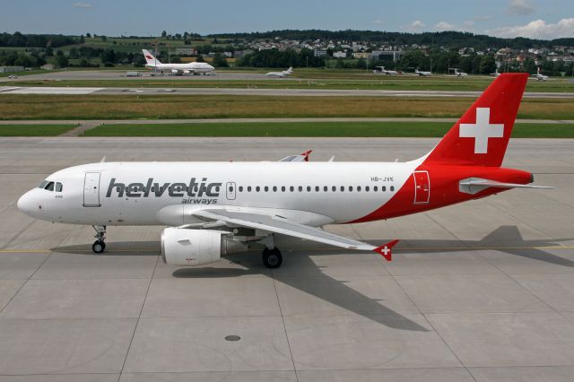Airbus A319 (HB-JVK)