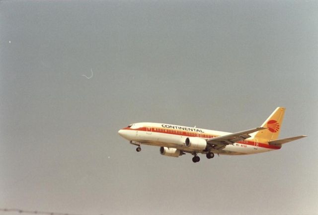 BOEING 737-300 — - Continental 737 landing at LAX in the early 1980s