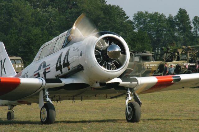 North American T-6 Texan — - North American T-6 Texan at Warbirds North Trego, WI Sept. 2009