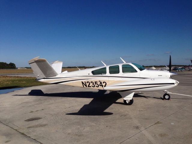 Beechcraft 35 Bonanza (N23452) - Fresh out of the paint shop