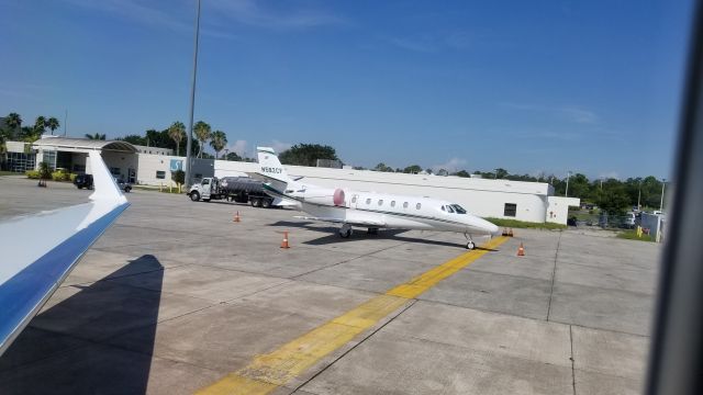 Cessna Citation Excel/XLS (N592CF) - Nice colors.