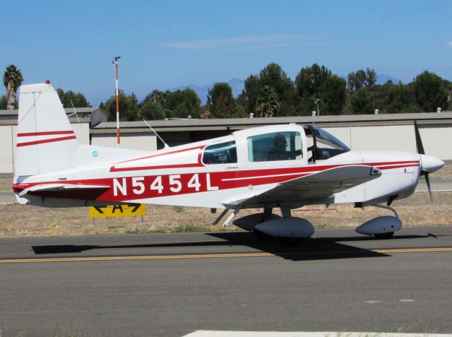 Grumman AA-5 Tiger (N5454L) - Taxiing to RWY 24