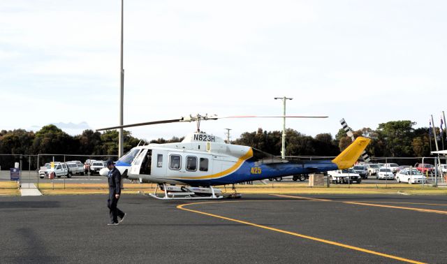 Bell BigLifter (N823H) - Mcdermott Aviation Bell 214ST at Flinders Island, Mar 2024