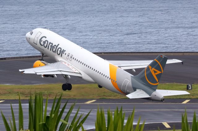 Airbus A320 (D-AICE) - Vue depuis Agua De Pena.