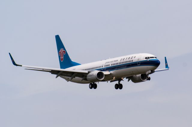 Boeing 737-800 (B-5643) - China Southern Boeing 737-800 performing a test flight.