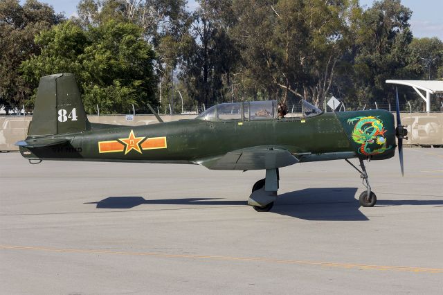 NANCHANG PT-6 (VH-NND) - Nanchang CJ-6A (VH-NND) taxiing at Wagga Wagga Airport