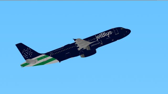 Airbus A320 (N531JL) - Another test using 3D. As real as it gets peeps!