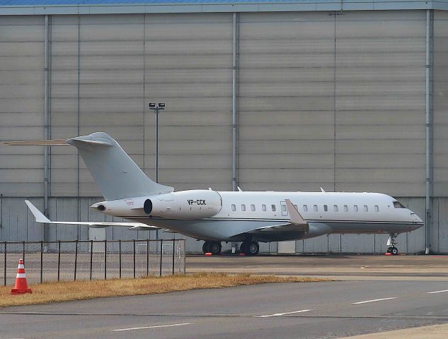 Bombardier Global Express (VP-CCK) - I took this picture on  Feb 07, 2019.