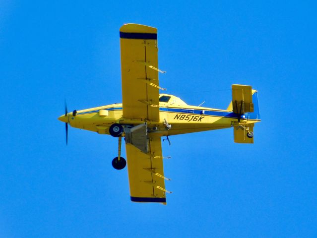 AIR TRACTOR AT-503 (N8516K) - An Air Tractor AT-502 getting finished spraying fields