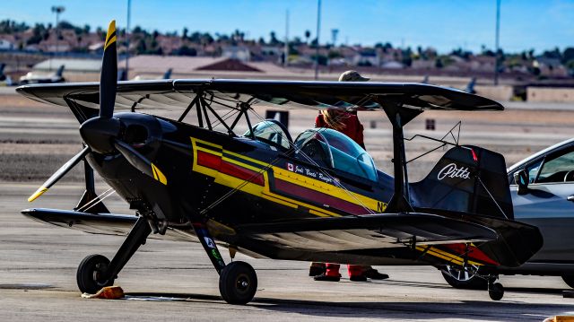 PITTS Special (S-1) (N26032) - N26032 1977 EDWARDS PITTS SPECIAL S-1C s/n 224-H Jodi "Boots" Rueger - Aviation Nation 2022br /Nellis AFB (LSV / KLSV)br /USA - Nevada, November 5, 2022br /Photo: TDelCoro 