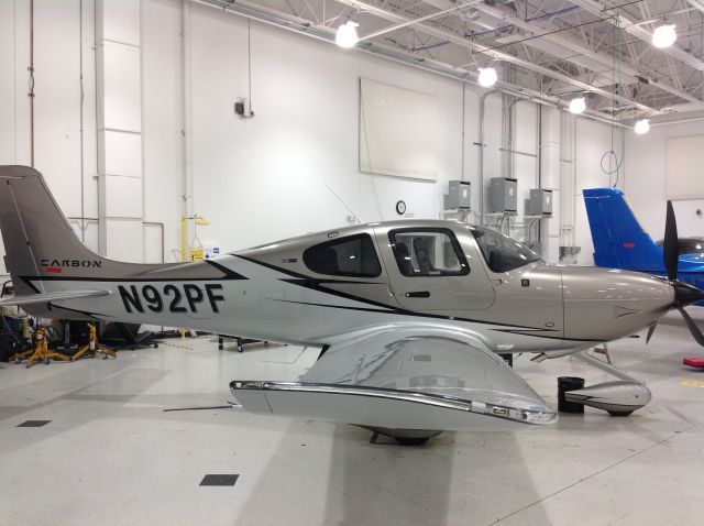 Cirrus SR22 Turbo (N92PF) - Just before delivery from the factory.