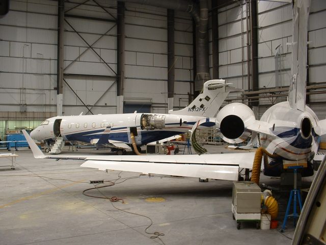 N512FX — - 2004 in the old lockheed hanger that bombardier bought