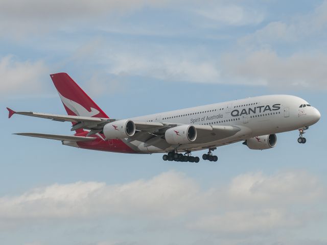 Airbus A380-800 (VH-OQK) - 3/1/2020