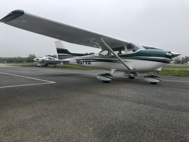 Cessna Skyhawk (N57VB) - Just painted in Smoke town, PA. Picking up In Culpeper after annual.