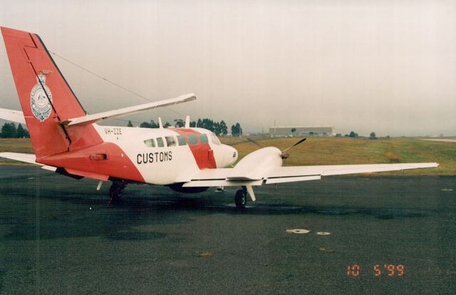 de Havilland Dash 8-300 (VH-ZZE) - Customs Reims F406 at Launceston May 1999.