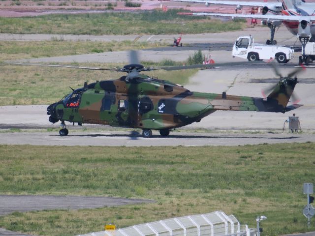 NHI NH-90 (F-MEAI) - 3rd NH90 for frEnch army - 29 aout 2013 - not yet ready to delivery - still with test reg : F-ZWDH - MARSEILLE MARIGNANE AIRPORT