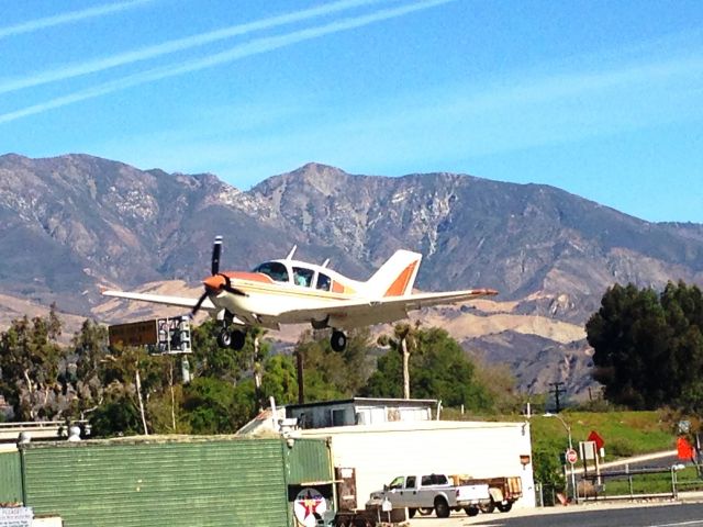 BELLANCA Viking (N28010) - N28010 landing Santa Paula on 11/08/2014