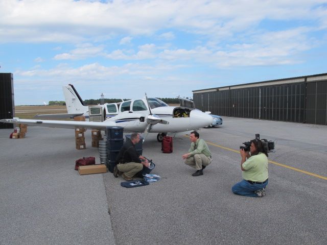 Beechcraft Baron (58) (N359P) - Headed to Les Cayes, Haiti with a load of water filters and a crew from SIFAT (www.sifat.org).