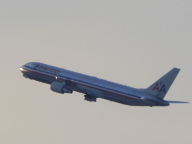 BOEING 767-300 — - Taking off.To the west!