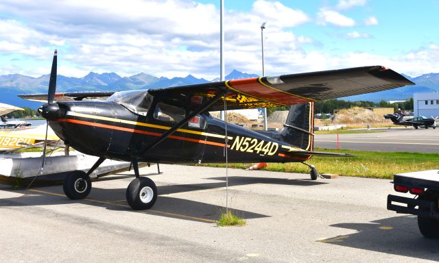 Cessna Skywagon 180 (N5244D) - Cessna 180A N5244D in Anchorage Lake Hood Seaplane Base