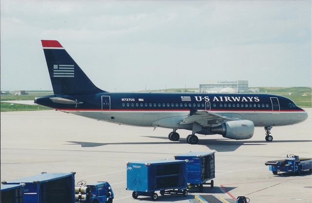 Airbus A319 (N737US) - Seems Airbus would object to US Airways putting a Boeing aircraft type tail number on an Airbus aircraft!