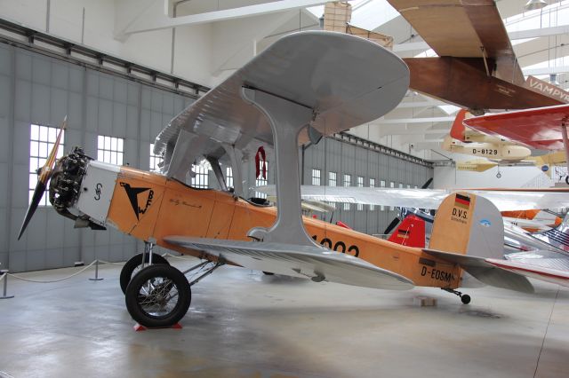 D-EOSM — - Udet U-12 Flamingo (replica).br /Oberschleißheim Airfield.br /Oberschleißheim, Bavaria, Germanybr /Photo: 20.05.2016