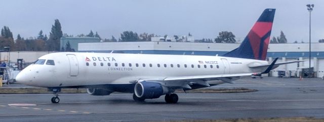 Embraer ERJ 175 (N622CZ) - From another aircraft on SeaTac taxiway