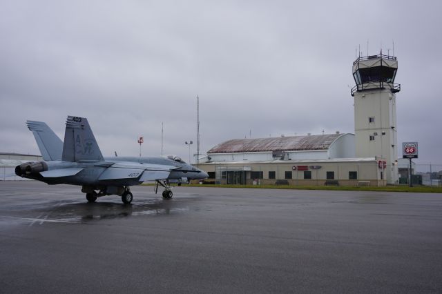 McDonnell Douglas FA-18 Hornet — - F/A-18 on the ramp