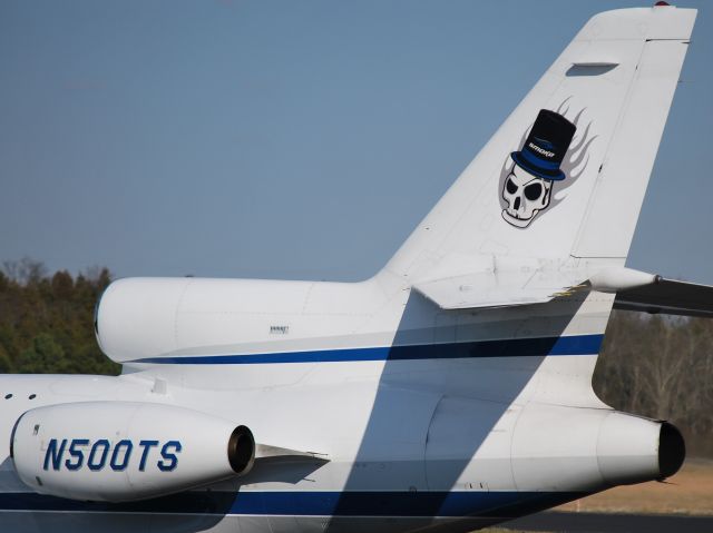 Dassault Falcon 50 (N500TS) - TRUE SPEED ENTERPRISES II INC (NASCAR driver Tony "Smoke" Stewart) KJQF - 2/5/13
