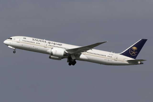 Boeing 787-9 Dreamliner (HZ-ARG) - SVA124 departing to Jeddah.
