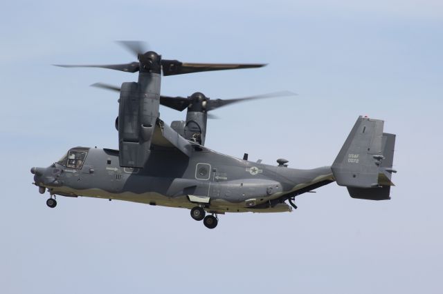 AFR140072 — - Osprey "In the Hover Mode" at Oshkosh 2021 Friday Air Show. 